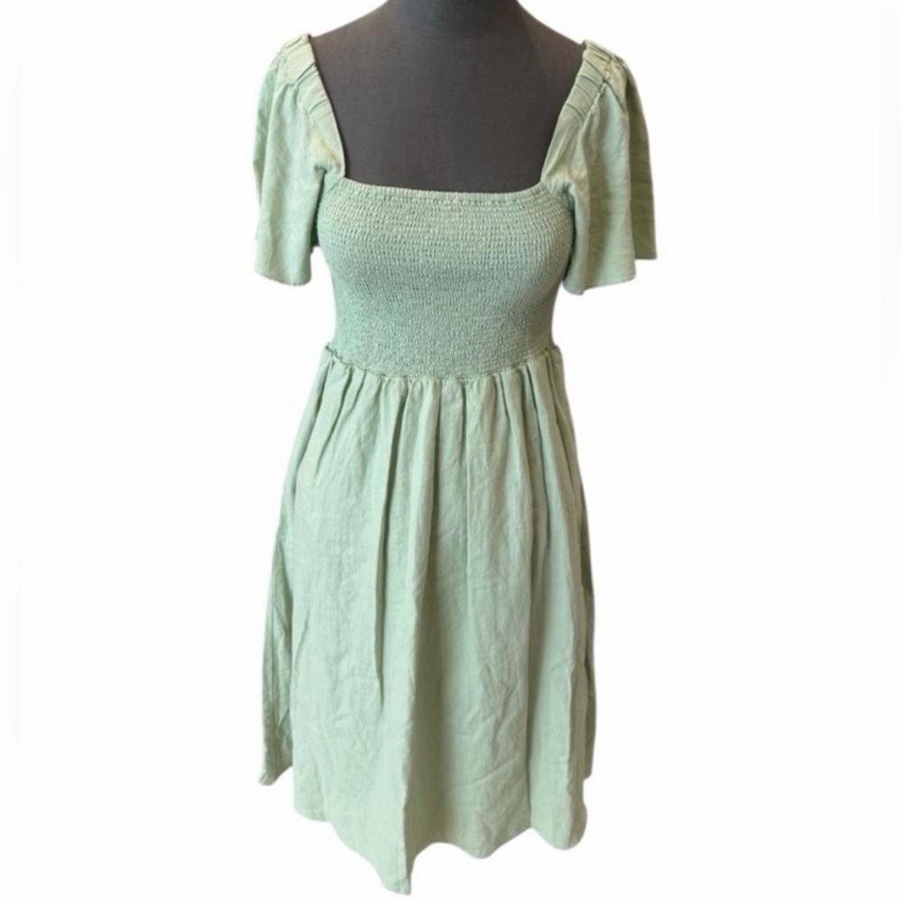Madewell Lucie “Mint” Green Dress